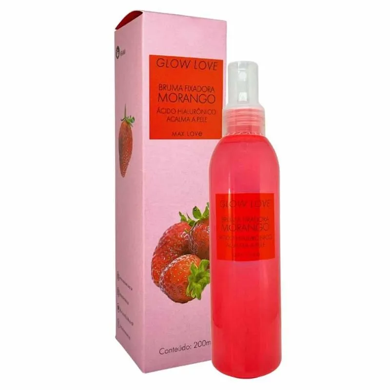 Bruma Fixadora Max Love Morango Glow 200ml