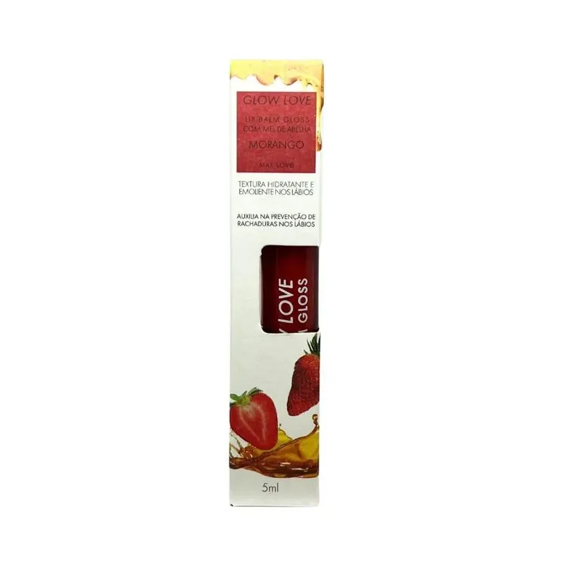 Lip Balm Max Love Morango 5ml - Max Love