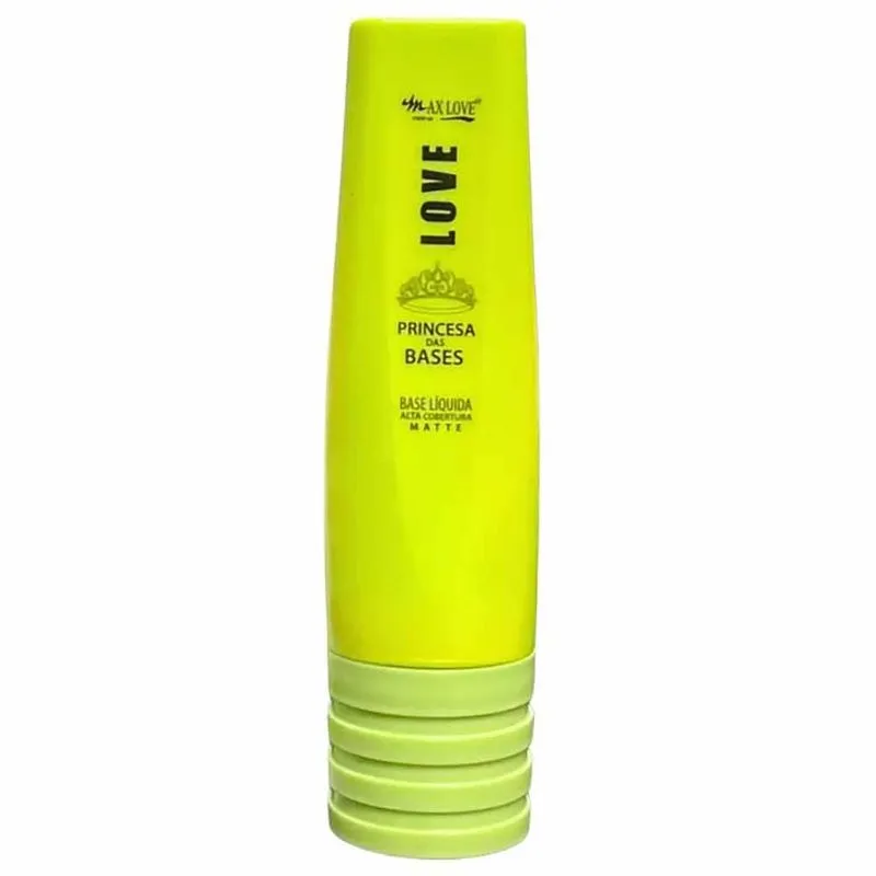 Base Líquida Matte de Alta Cobertura Max Love Princesa das Bases 30ml COR 200