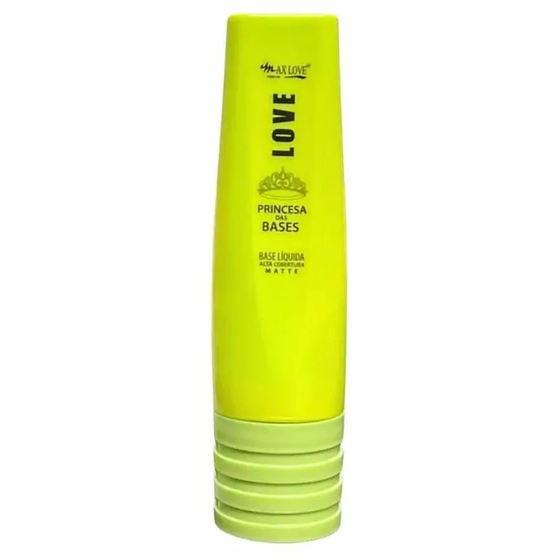 Base Líquida Matte de Alta Cobertura Max Love Princesa das Bases 30ml COR 207
