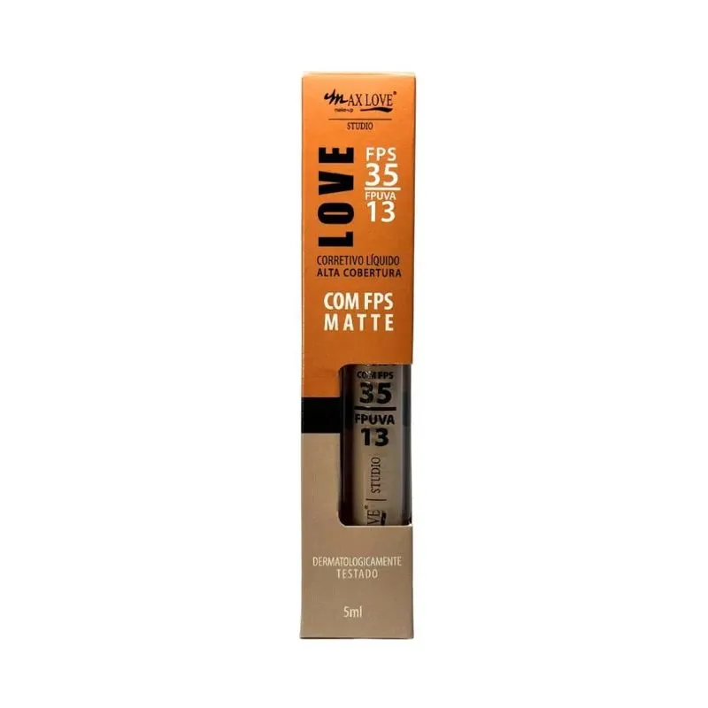 Corretivo Liq Max Love 5ml Matte Cor 101 - Max Love