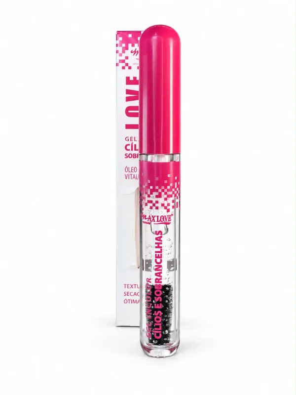 GEL INCOLOR PARA CILIOS E SOBRANCELHAS MAX LOVE