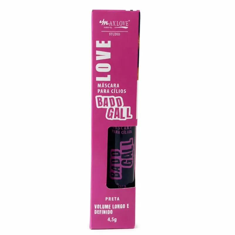 Máscara para Cílios Badd Gall Volume Longo e Definido Max Love