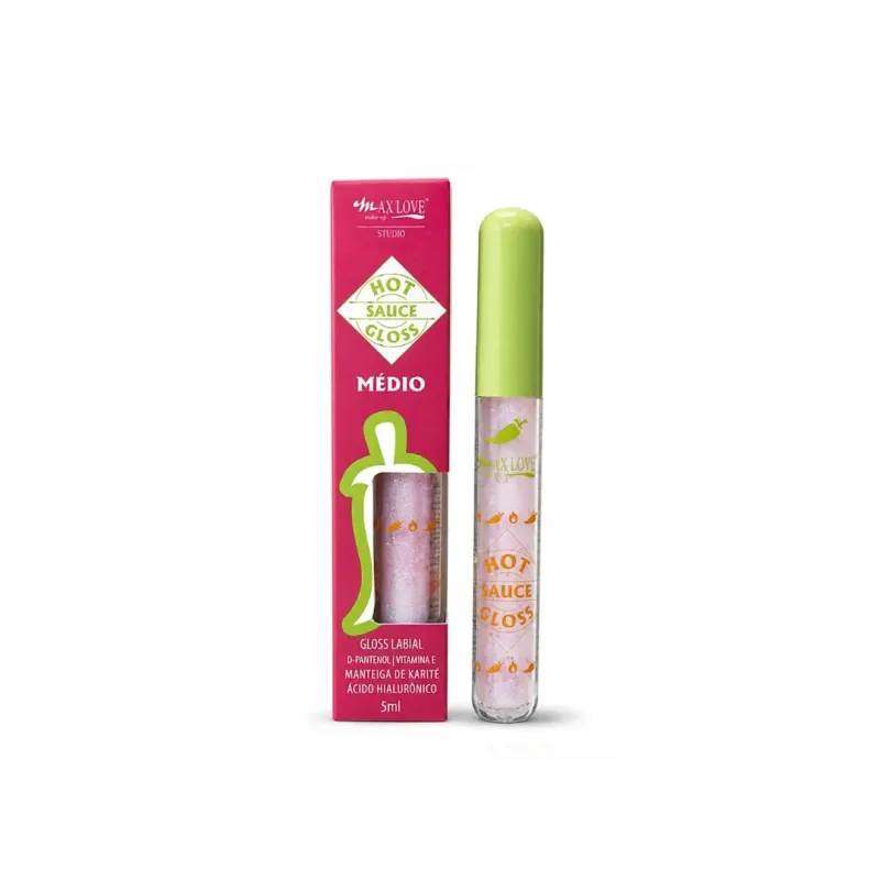 Gloss Hot Sauce Médio Cor 218 - Max Love