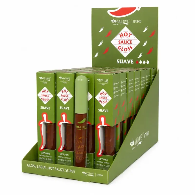 Box c/28 Gloss Labial Hot Sauce Gloss Suave Max Love 216