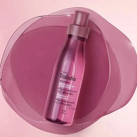 Body Splash Desodorante Colônia Amora Vermelha e Jabuticaba Tododia - 200ml