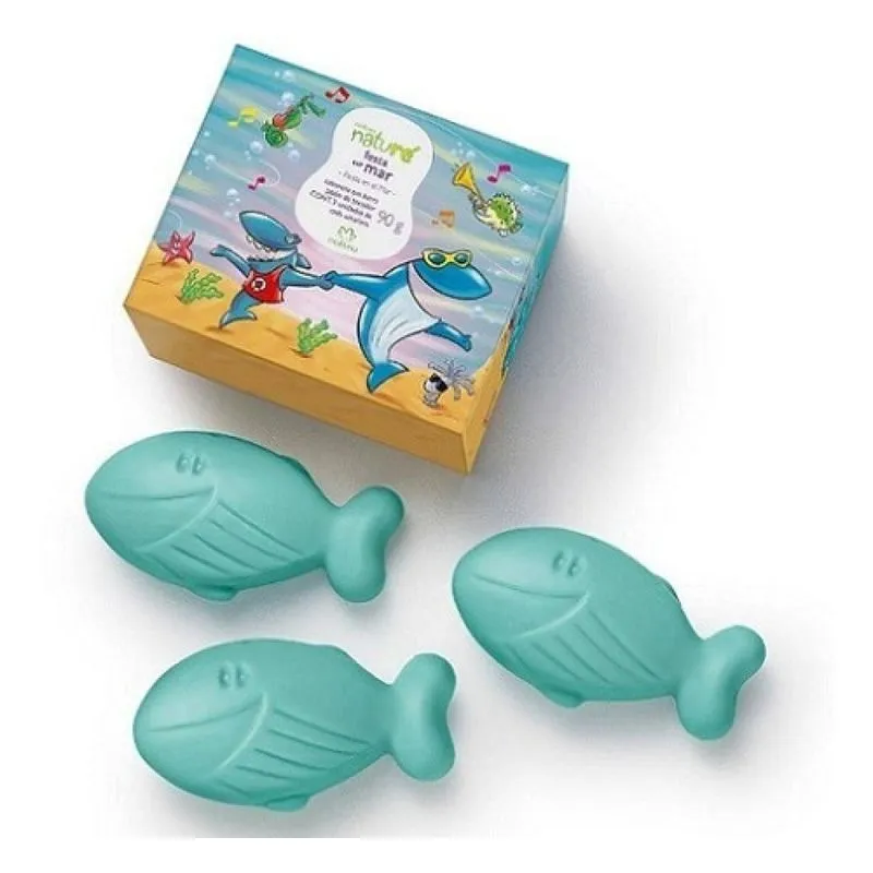 Sabonete Em Barra Festa No Mar Natura Naturé 3 X 90g