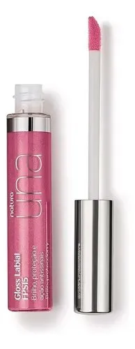 Gloss Labial Natura Una FPS15 Pink 100 8ml
