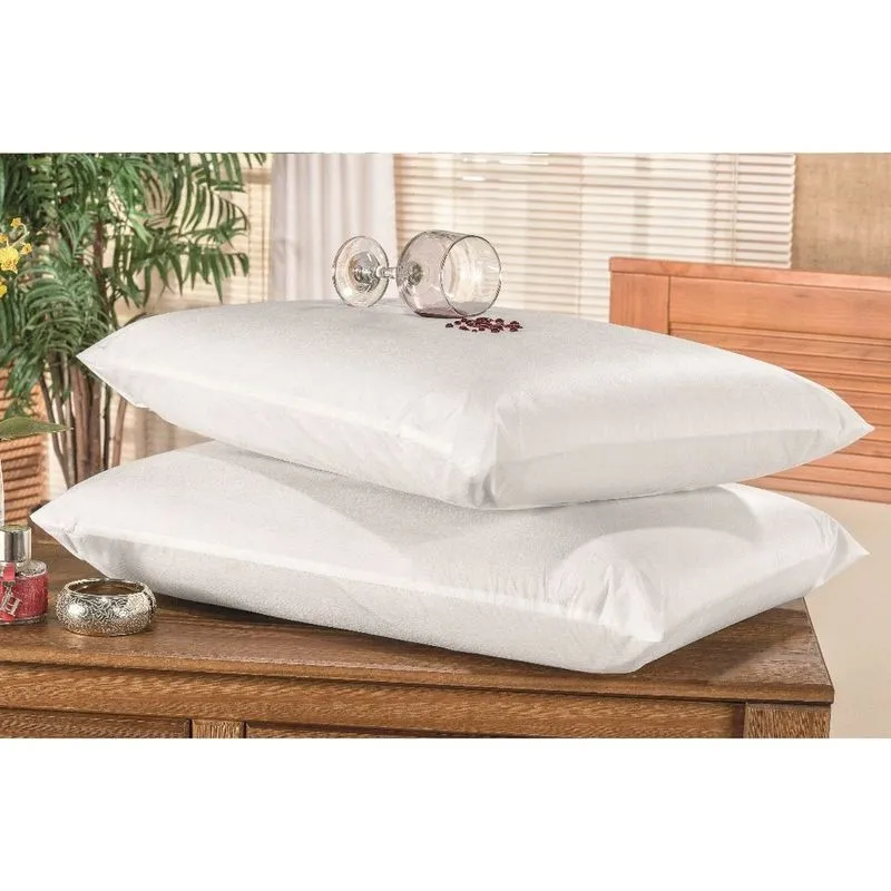 KIT 4 FRONHAS IMPERMEAVEIS COM ZIPER PROTETOR DE TRAVESSEIRO IMPERMEAVEL