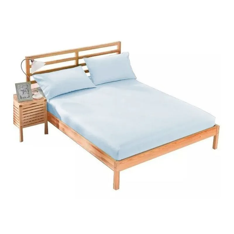 Jogo de Lençol Cama CASAL 3 Peças Percal 180 FIOS 100% ALGODÃO COR: ROSA Jogo de Lençol Cama CASAL 3 Peças Percal 180 FIOS 100% ALGODÃO COR: AZUL