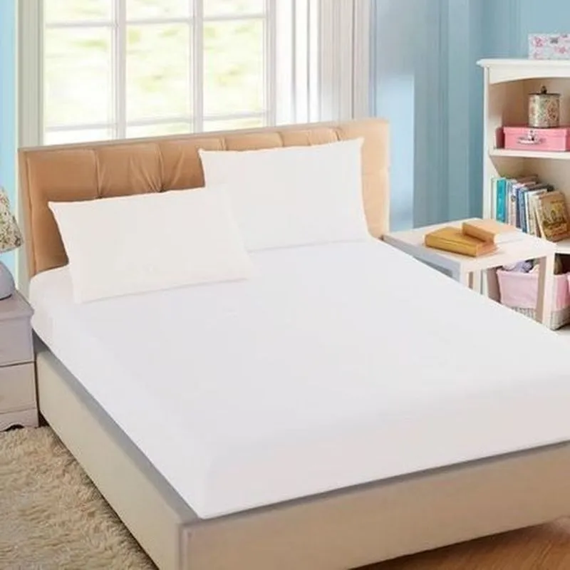 Jogo de Lençol Cama QUEEN 3 Peças Percal 180 FIOS 100% ALGODÃO COR: BRANCO