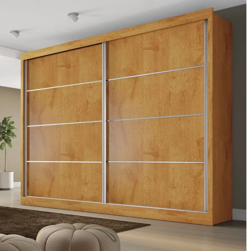 Guarda Roupa Casal 2 Portas de Correr 100% MDF Verona Plus Made Marcs