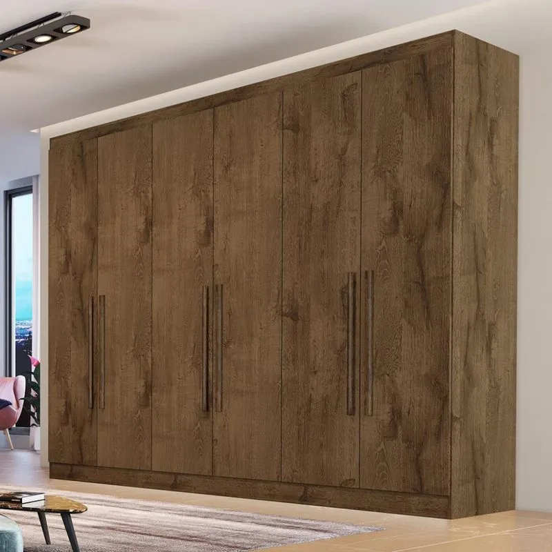 Guarda Roupa Casal Flex 6 Portas 100% MDF Oslo Made Marcs