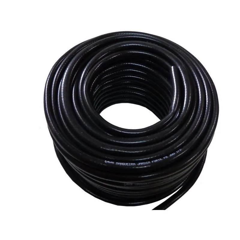 Mangueira Super Resistente Para Quintal Preta 1/2 - 50m
