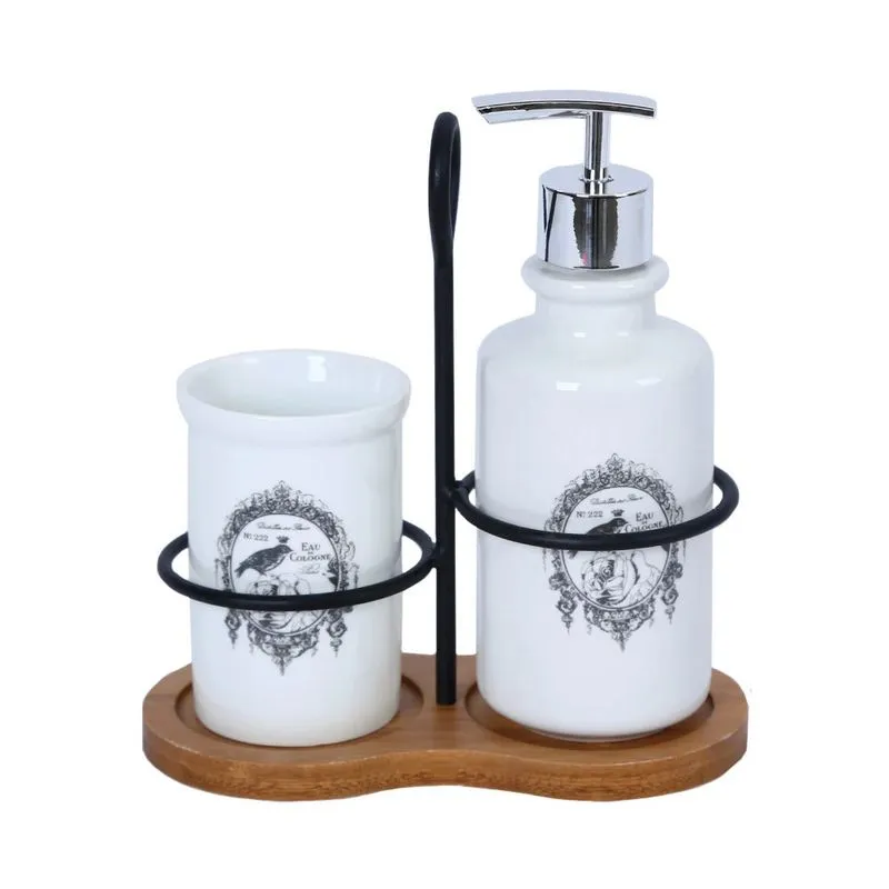 Conjunto para Banheiro Le Classic com 2 Peças e Suporte