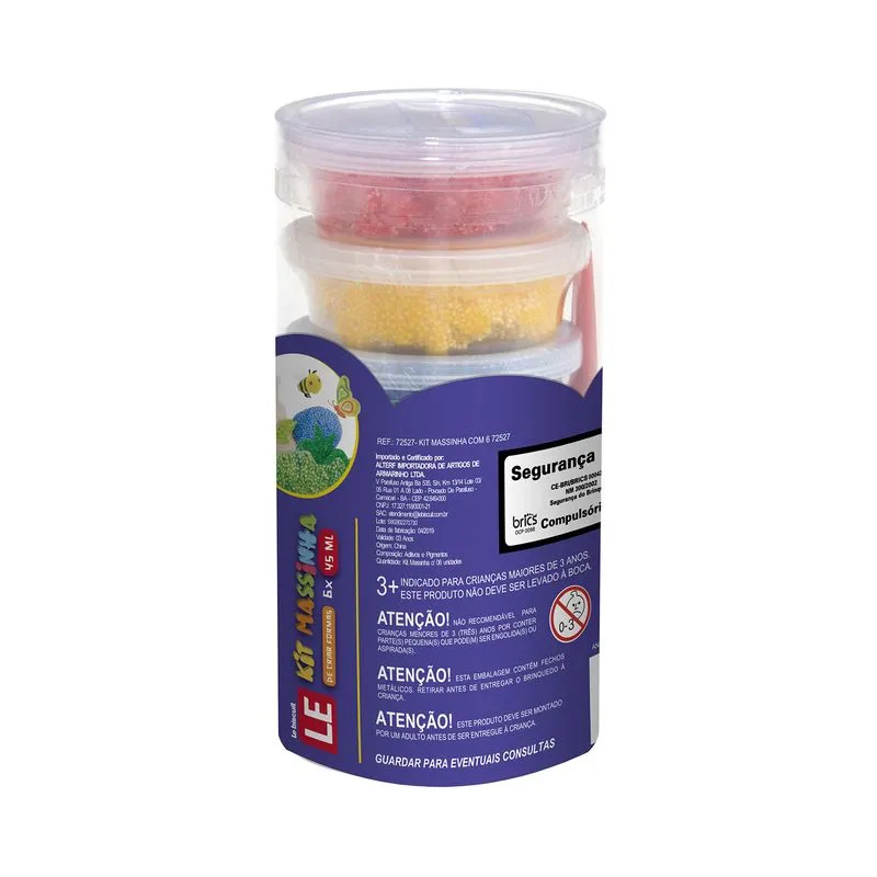 Kit Massinha Le com 6 Peças