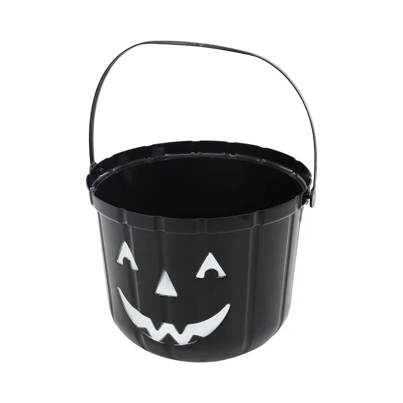 Balde Decorativo Le Halloween 18cm Preto