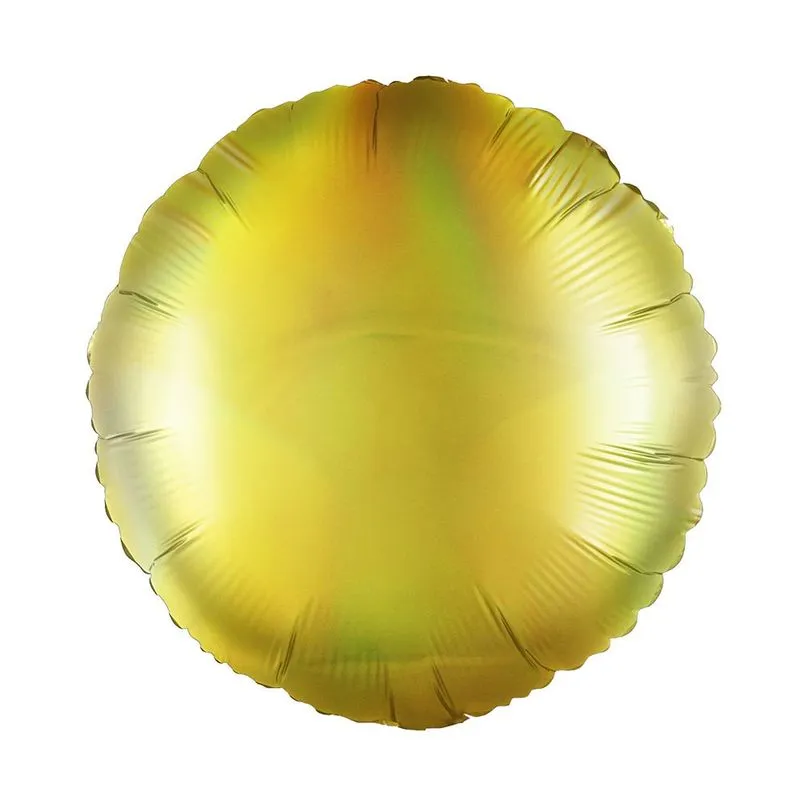 Balão Metalizado Le 40cm Redondo Ouro