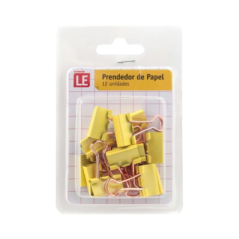 Binder Clip Le Rosé 19mm com 12 Unidades