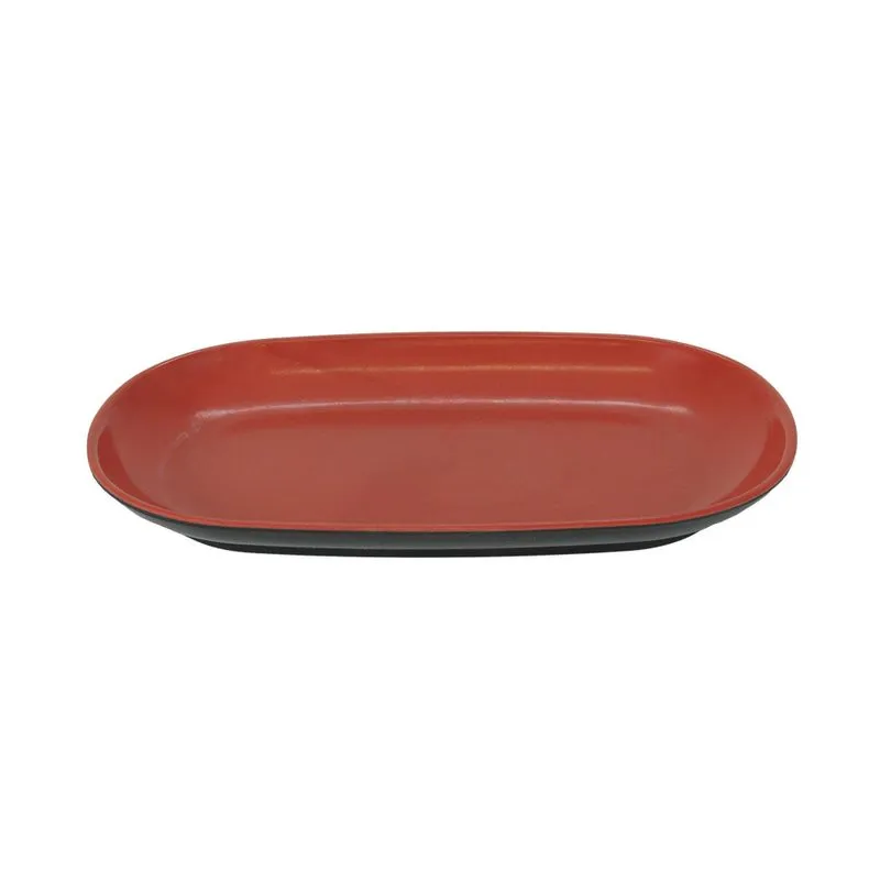 Travessa de Melamina Le Tóquio Sushi Preta Retangular 25cm - 1 Peça