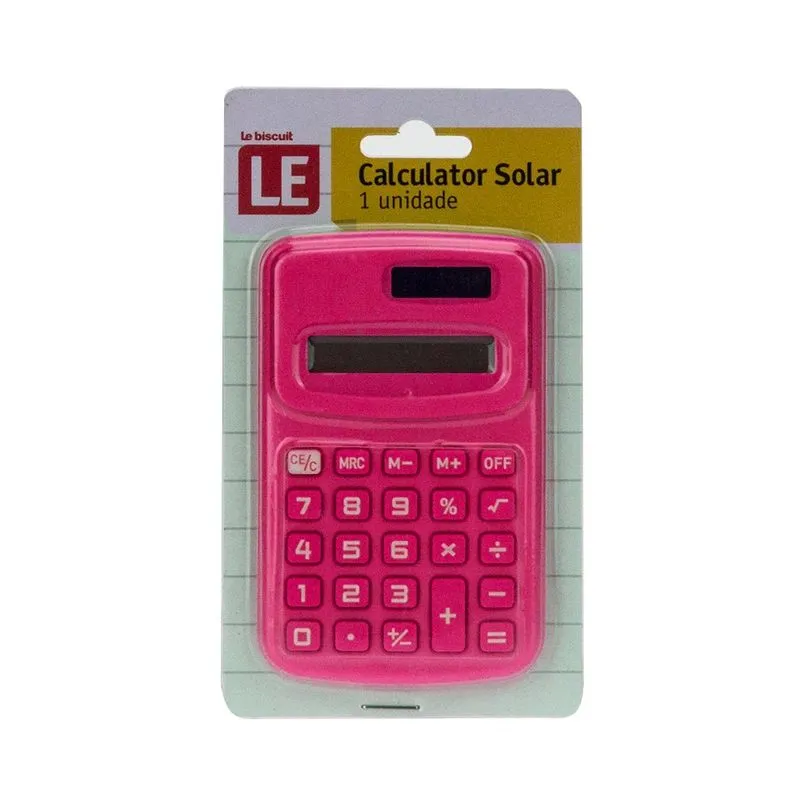 Calculadora de Bolso Le 8 Digítos Ge03a239 Rosa pink