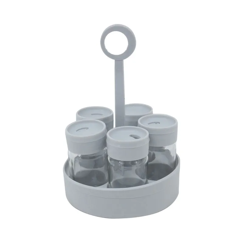 Jogo de Galheteiros de Vidro Le Dorian 105ml com 5 Unidades Cores Diversas - Item Sortido