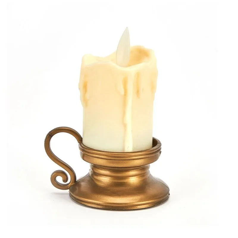 Vela Led Derretida Le Branca 5,7x8,3cm