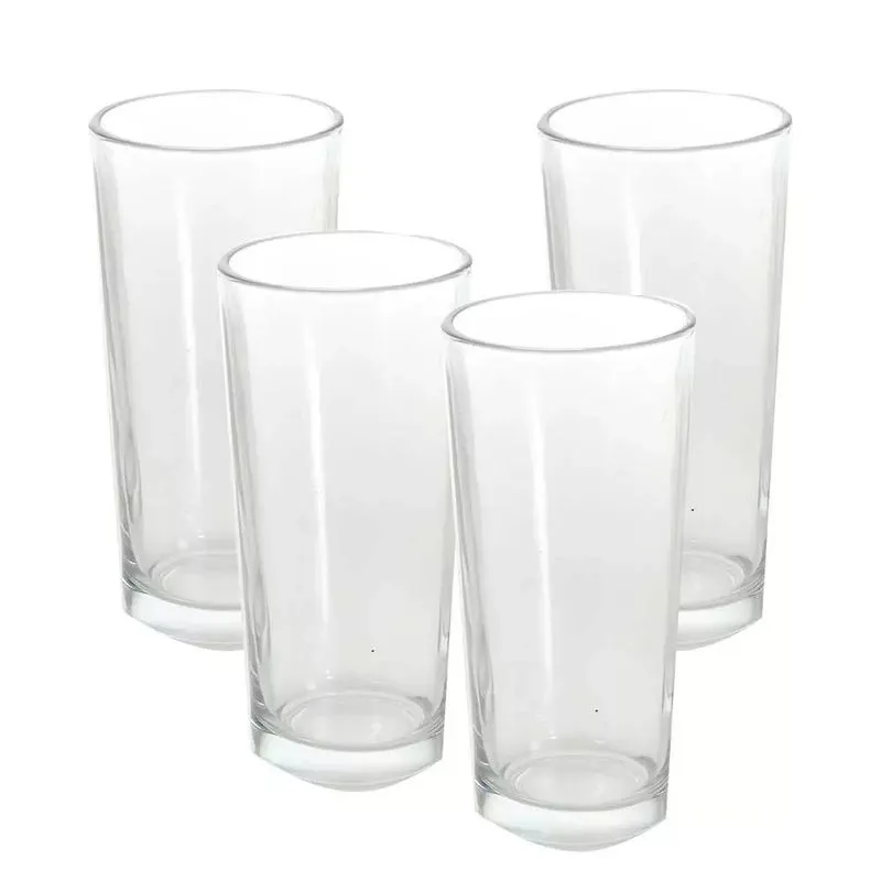 Jogo de Copos Le Arpoador em Vidro Transparente 4 Peças 280ml