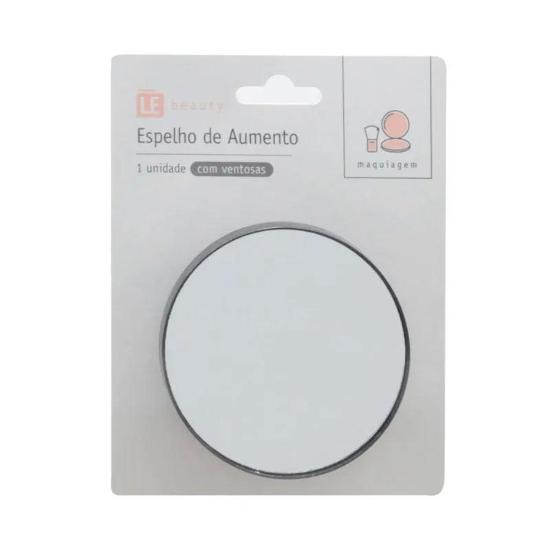 Espelho com Ventosa para Maquiagem Le Redondo 47,5x 34cm