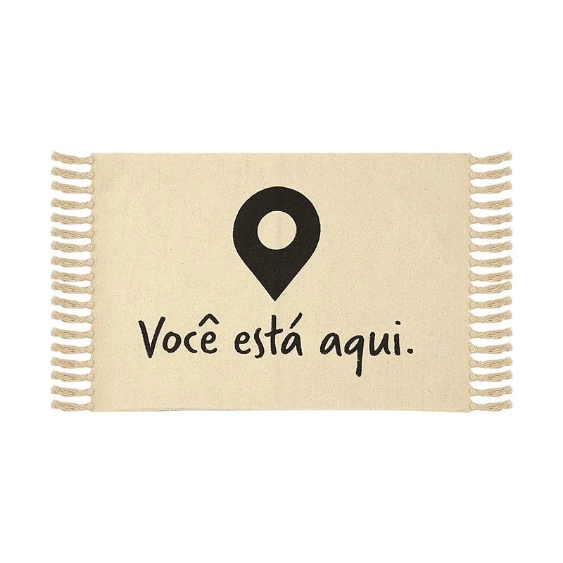 Tapete Le Algodão Printed 40x60cm Modelo 1