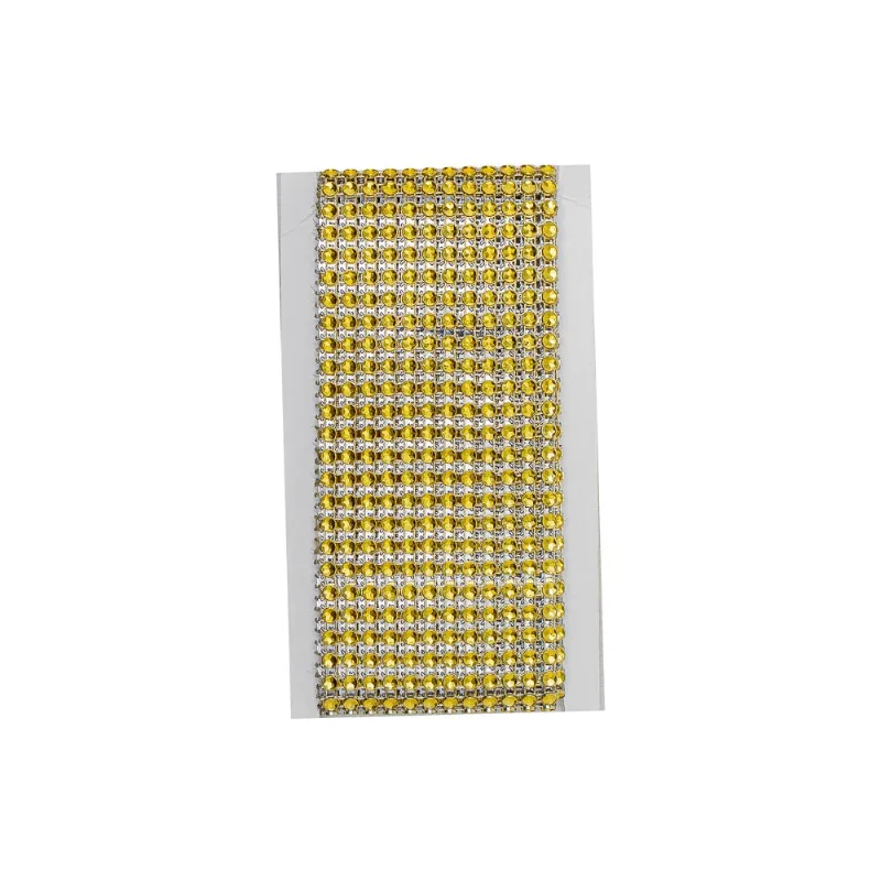 Manta Strass Redonda 11,5cmx90cm Dourado