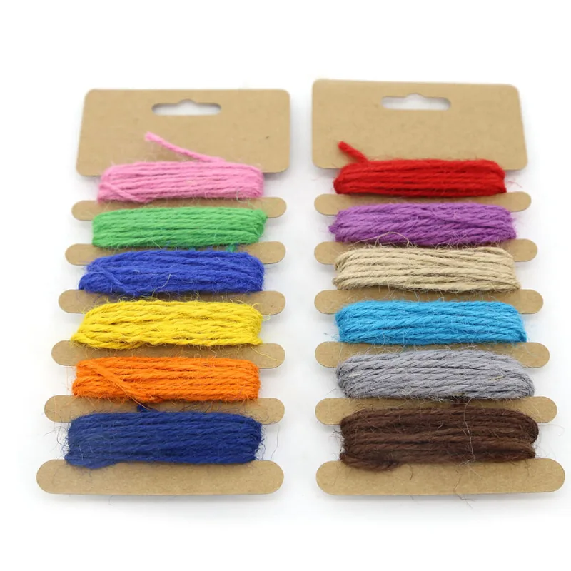 Kit Fio de Juta Le com 6 Cores 18M Cores Diversas - Item Sortido