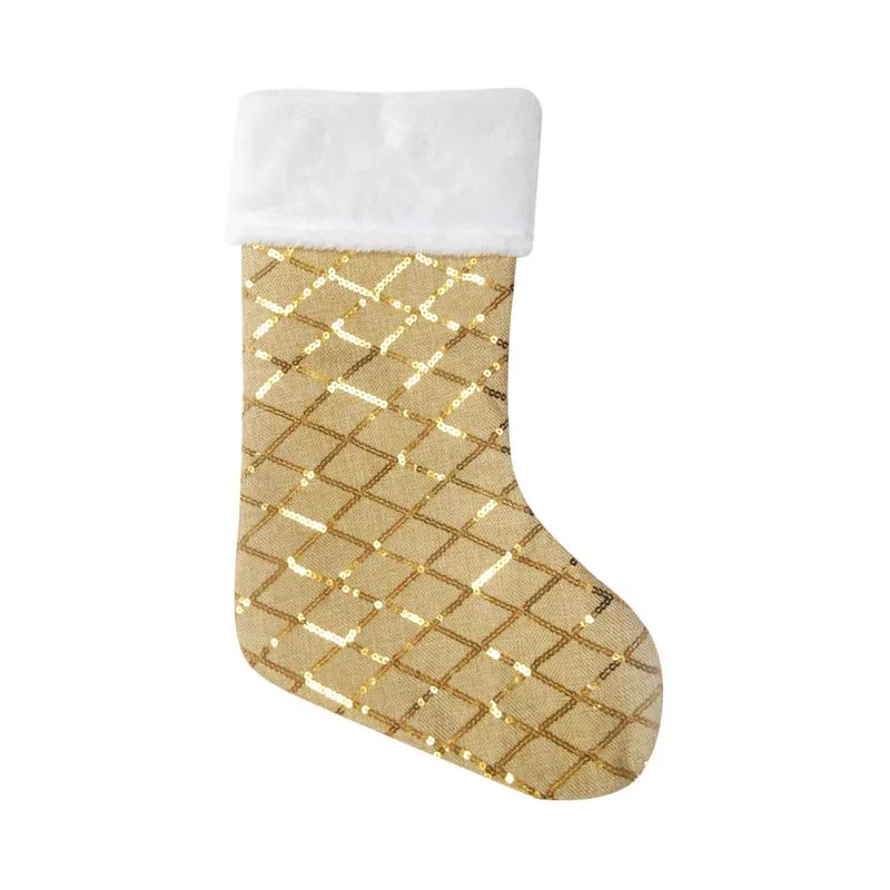 Bota Decorada Le Natal 27x45cm Dourado