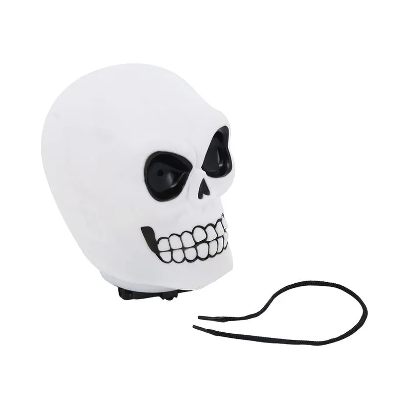 Cabeça Esqueleto Decorativa com Luz