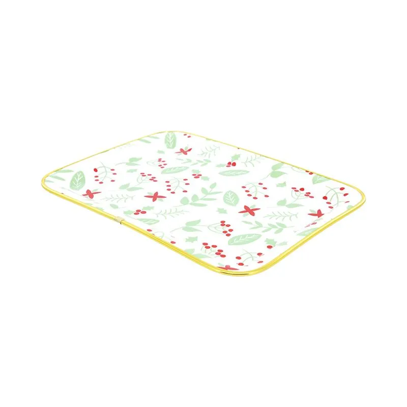 Bandeja Natal Le Retangular 38x28cm Clássico