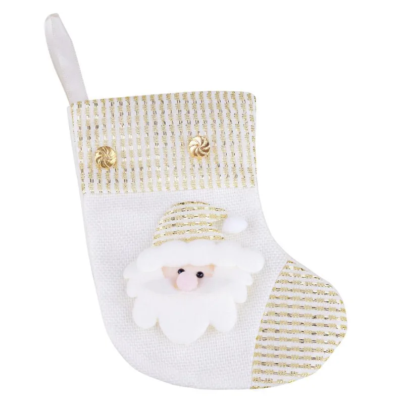 Enfeite de Natal Bota Decorativa 16cm Dourada Cazza