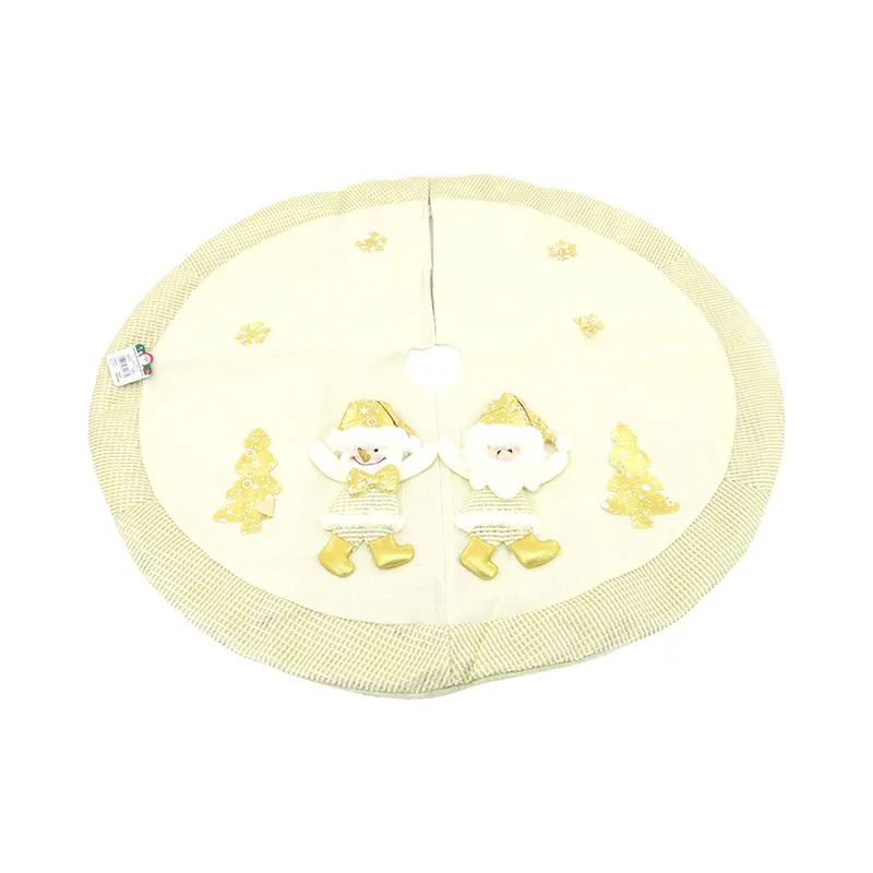 Saia para Árvore de Natal Le Dourado 80cm