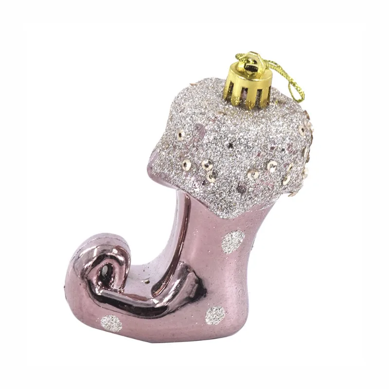 Enfeite Natal Le Bola 7,5cm com 2 Unid Rosé UNICA