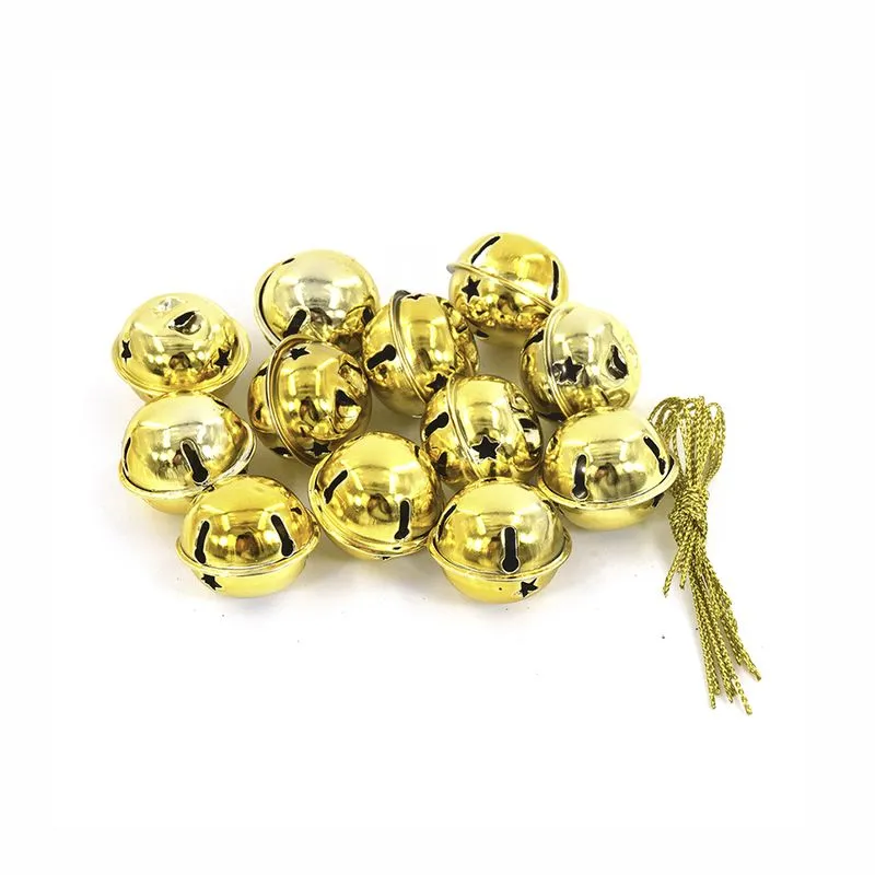 Kit Bola Guizo com 12 Unidades 3cm Ouro