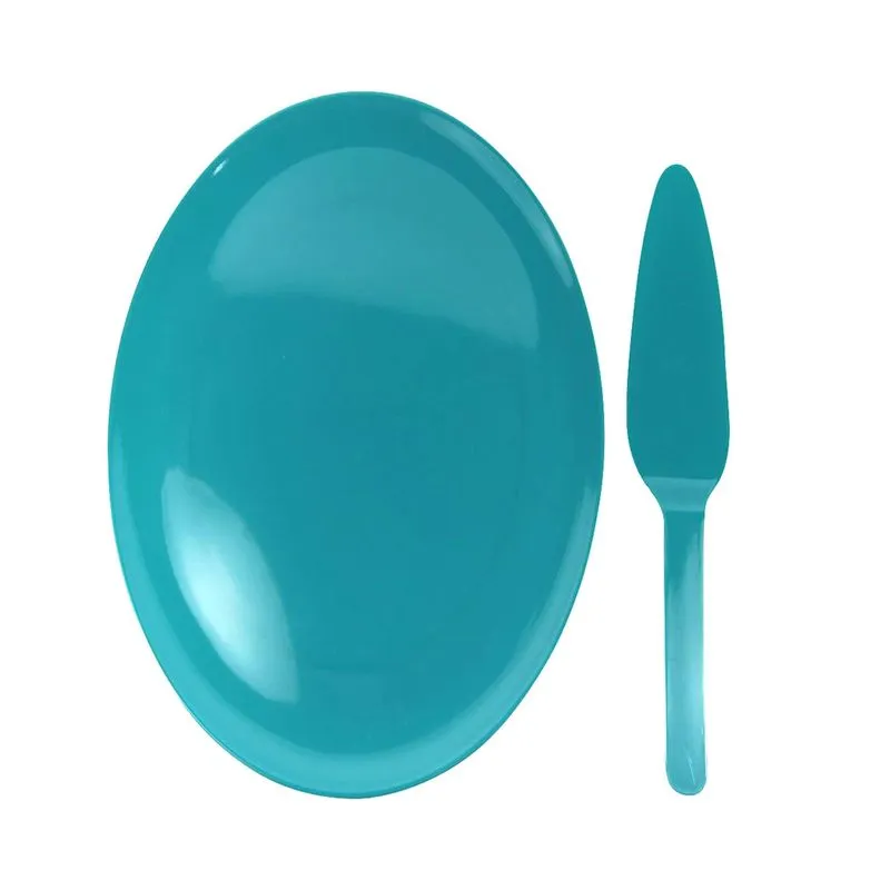 Prato de Bolo com Espátula Le Casa Azul