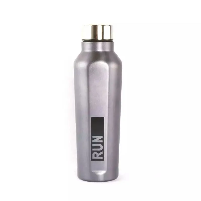 Garrafa Squeeze Le Prisma Inox Cinza 750ml