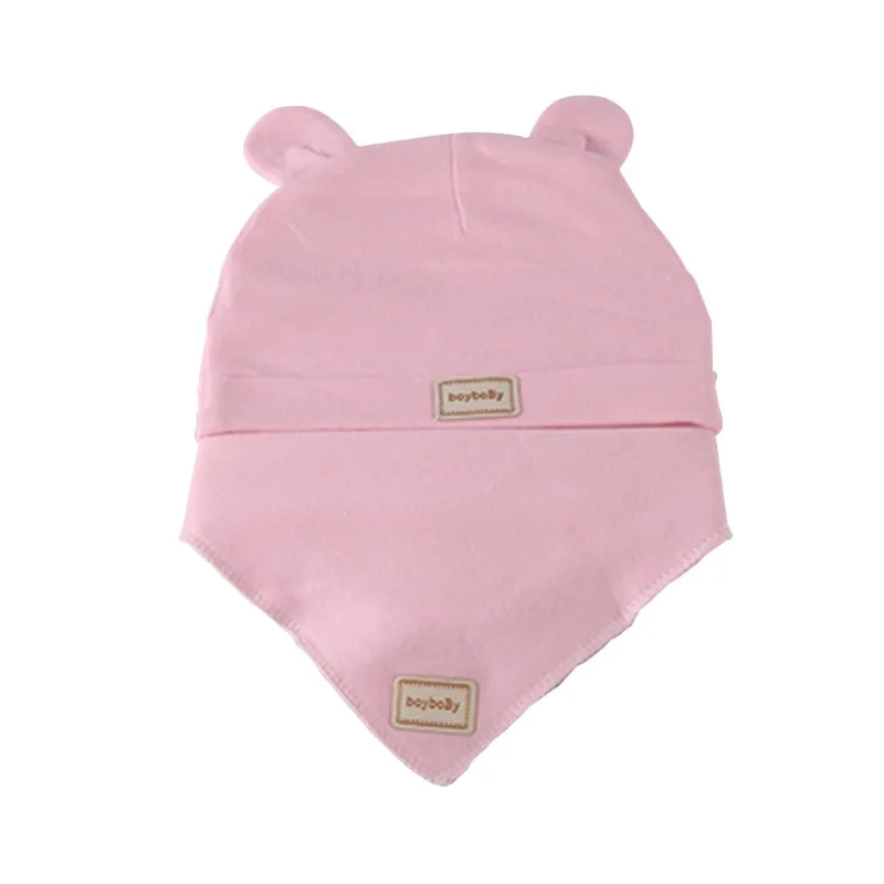 Kit Le Baby com Touca e Bandana Rosa