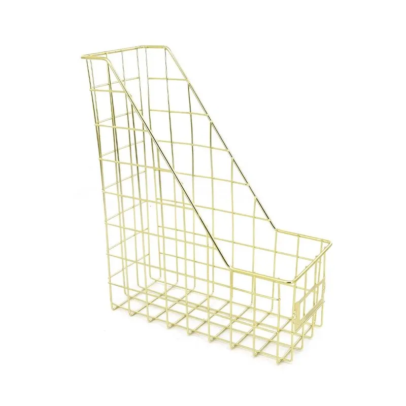 Porta Revista Le Aramado Metal Ouro