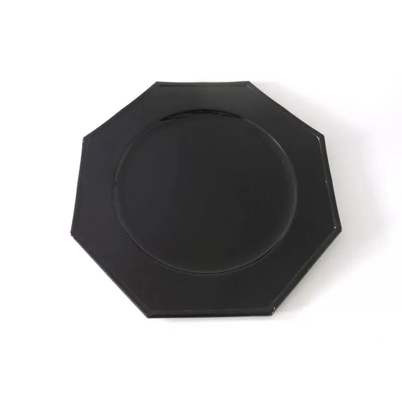 Sousplat de Plástico Le Prisma Black Preto 33cm