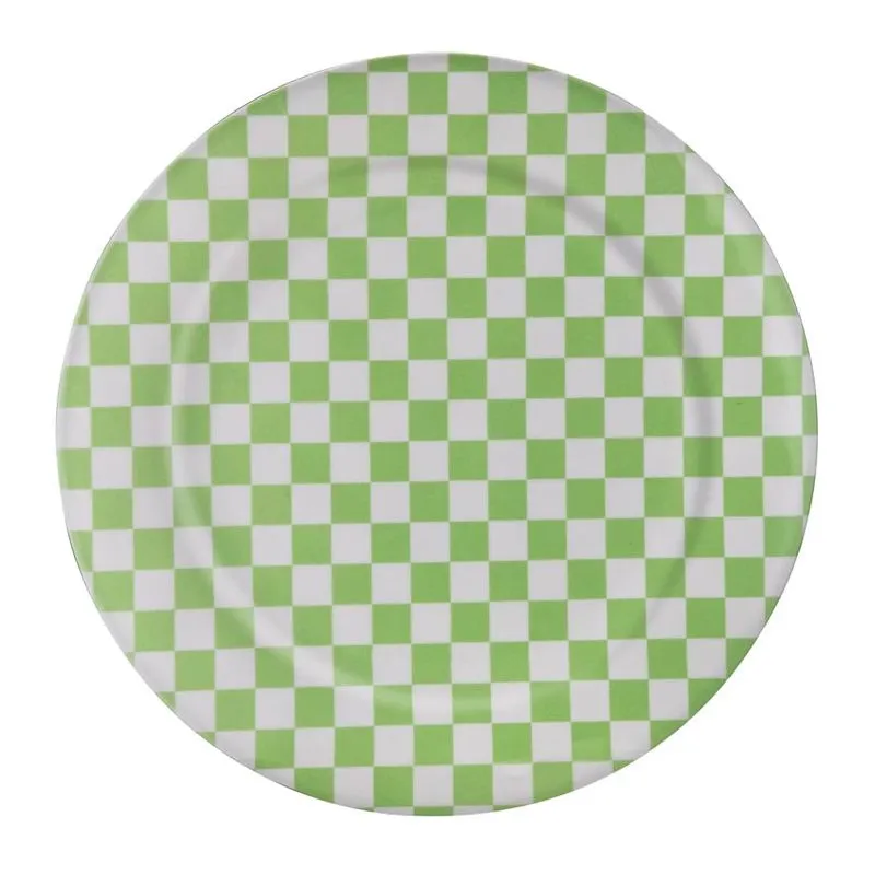 Prato Raso Le Chess em Melamina Colorido 26cm