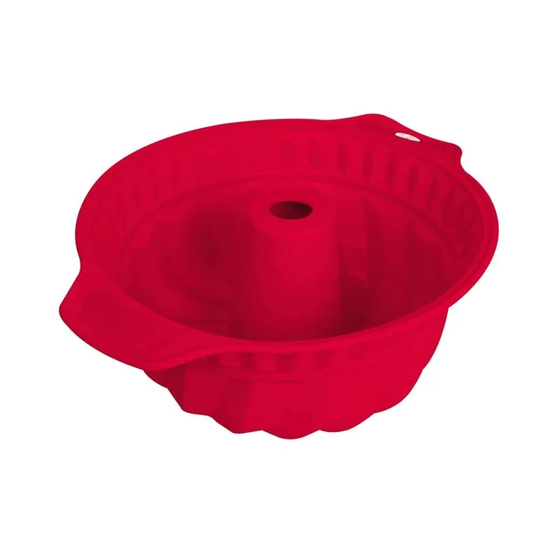 Forma para Bolo Le Chef de Silicone 29cm Vermelha