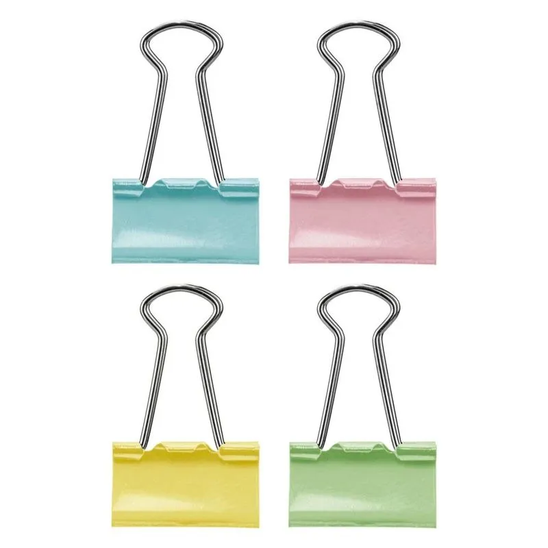 Binder Clip Le 19mm com 20 Unidades Pastel