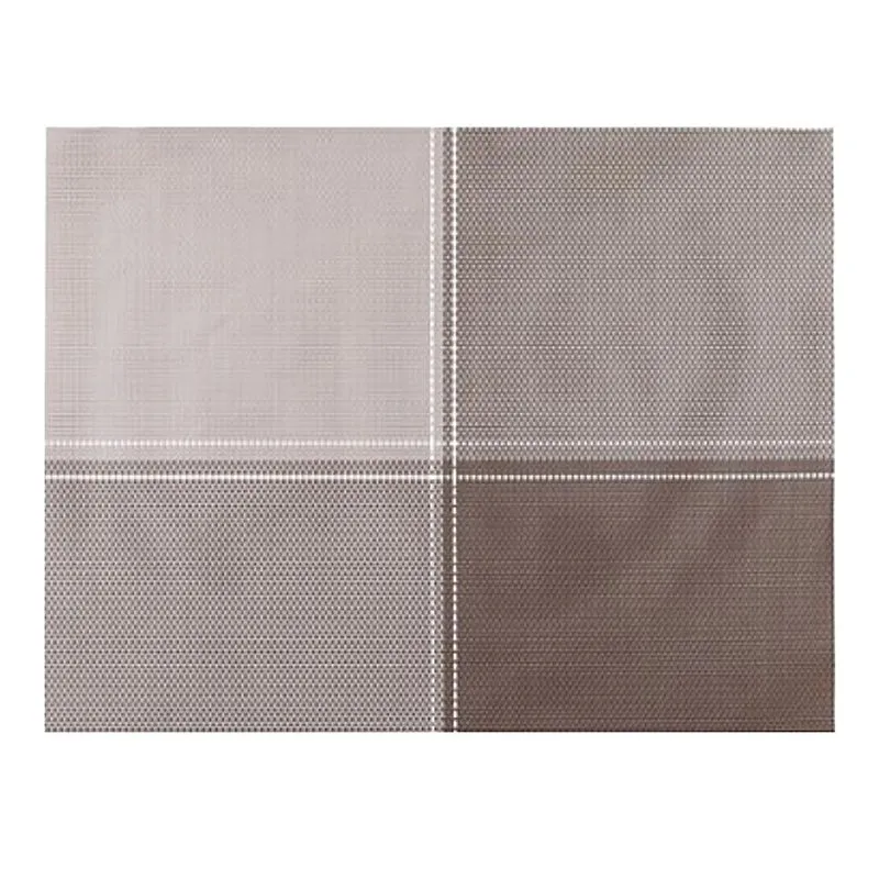 Jogo Americano Le Woven Mescla em Plástico Cinza 45x30cm 1 Peça