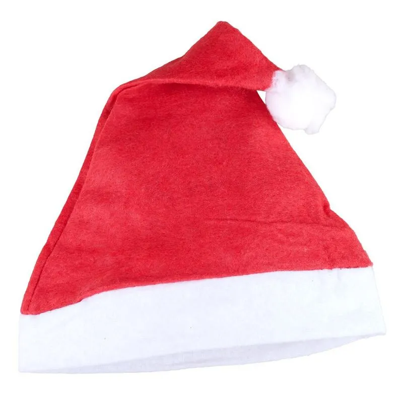 Gorro Papai Noel Infantil 23x32cm Natal Cazza