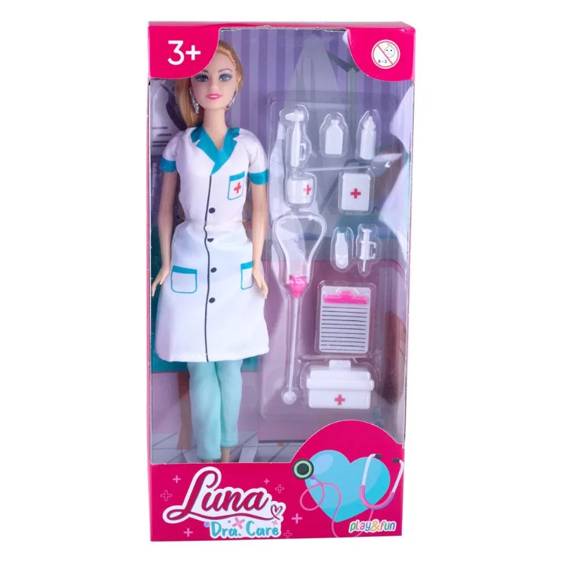 Boneca Luna Dra. Care Play&Fun